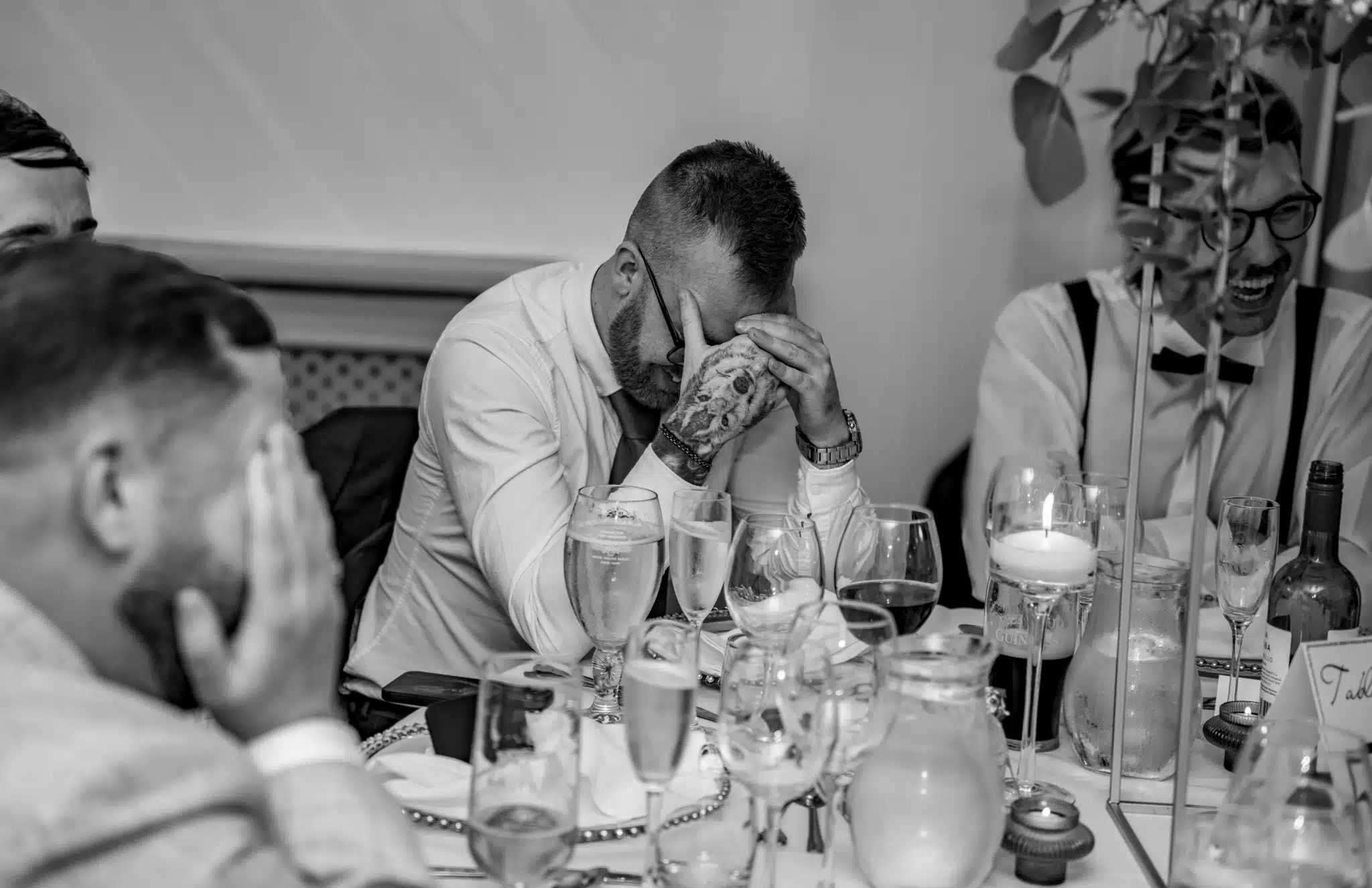 Bride walking down the aisle at Hedsor House – Buckinghamshire wedding photographer