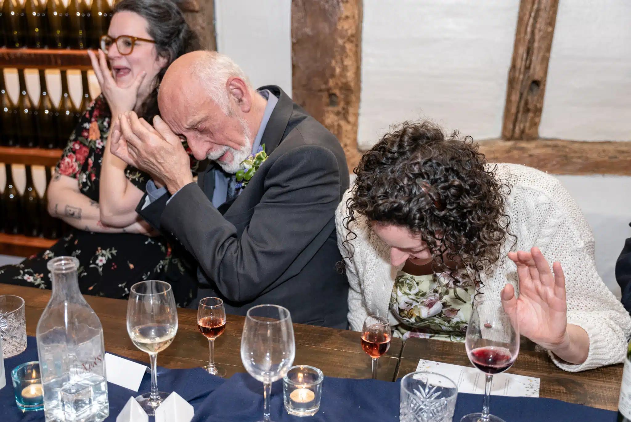 Wedding couple dancing under fairy lights – Buckinghamshire photography