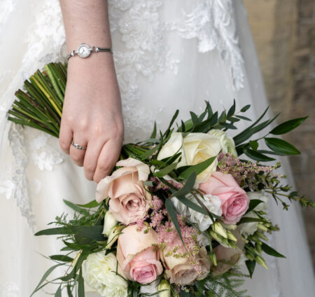 brides bouquet at Shendish Manor