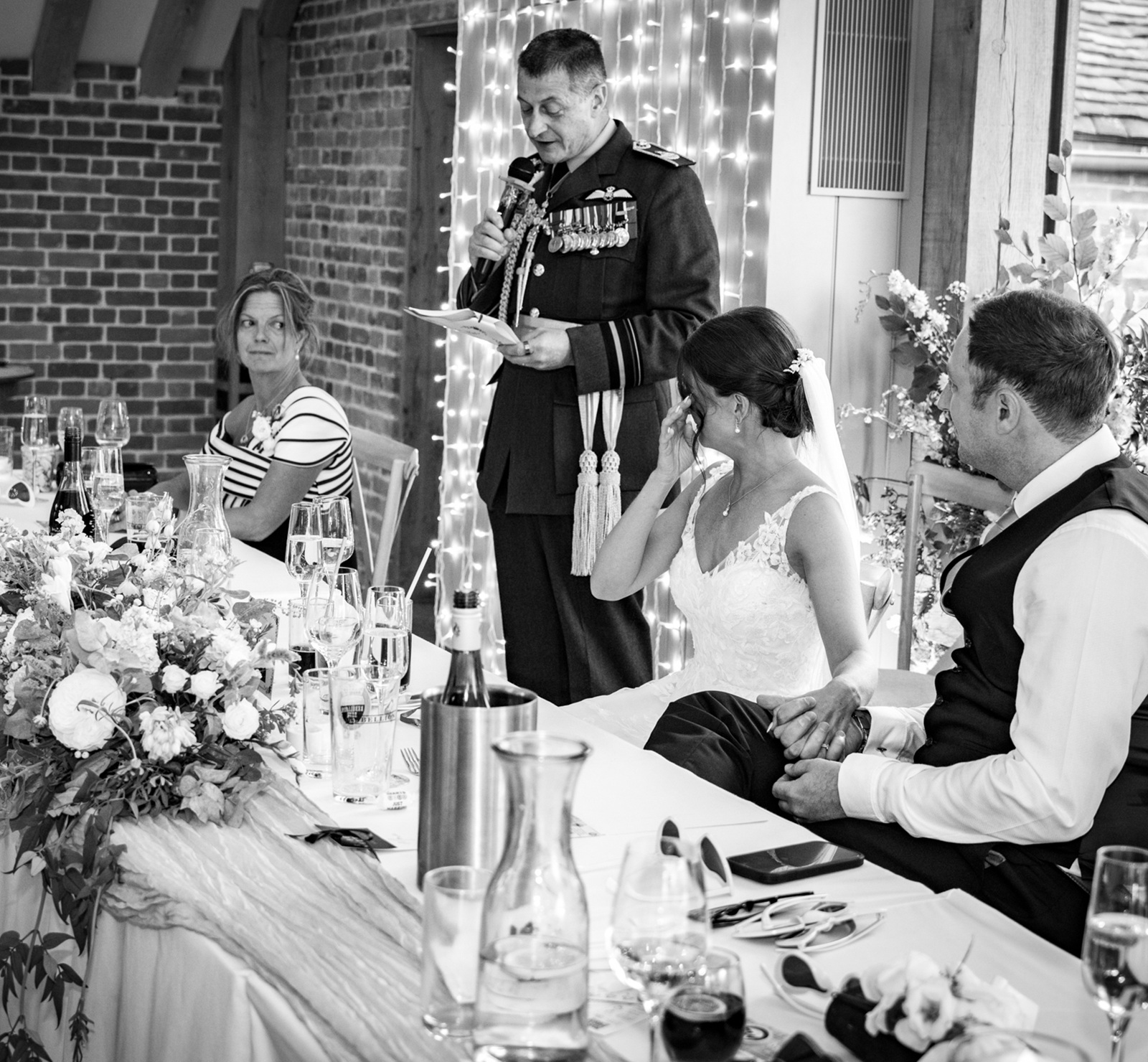 Rackleys Barn wedding speeches